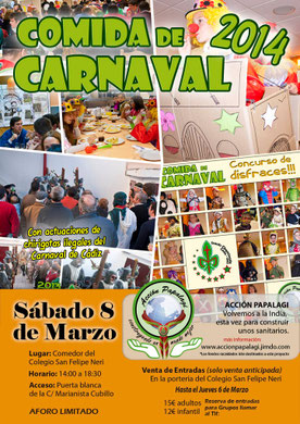 Comida benefica de Carnaval