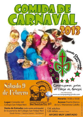 Comida benefica de Carnaval