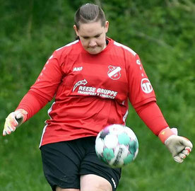 Einsatz fraglich: Großenenglis-Torhüterin Selina Sonnak ist vor dem Spiel in Dortelweil angeschlagen.