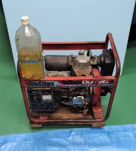 ＢＤＦ発電機　バイオディーゼル発電機