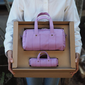 紫色のバッグプレゼント