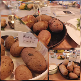 Goldmarie, Allians und Laura, diese drei Kartoffelsorten durften die LandFrauen probieren! ©Ina Homfeld