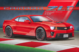 Camaro ZL1 on road race circuit