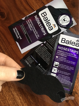 Balea Nosestrips mit Aktivkohle / Foto: Batty Blue