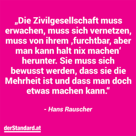 Hans Rauscher: Der Standard