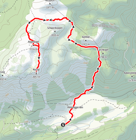 Angerkogel, Nazogl, Angeralm, Hintereggeralm, Liezen, Ennstal, Steiermark, Totes Gebirge, Wanderung
