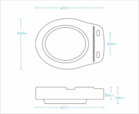 Throne Spacer 80mm