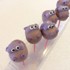 Nilpferd Cakepops