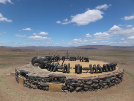 Shaka-Zoeloe-monument-gedenkteken-oorlog-Brits-Boeren-Zuid-Afrika