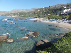 Plakias-strand-baai-Kreta-Griekenland