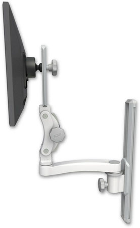 壁面モニターアーム｜ASUL550-T19-A1｜ロングアーム26.7cm・省スペース設置