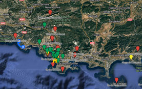 Carte points d'intérêt Var