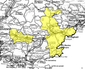 Carte multiplex Fréjus local, canal 11D