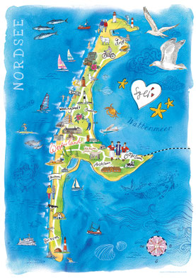 Sylt Wimmelbild