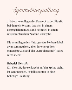 InfoBox: Symmetriespaltung kurz erklärt