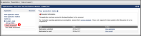 ImmiAccount - View application status