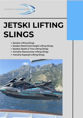Jetski Lifting Slings Brochure