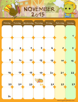 free november calendar thanksgiving download free printable calendar big george