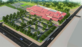 新庁舎の完成イメージ図(石垣市提供)
