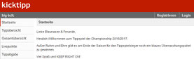 Startseite kicktipp.de
