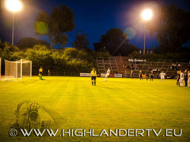 Der Abschiedselfmeter. Foto mit freundlicher Genehmigung von www.highlandertv.eu