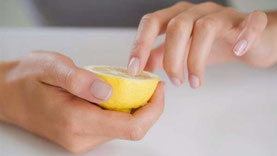 Freshly squeeze half a lemon