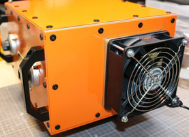 Right side view (cooling fan & air outlet)