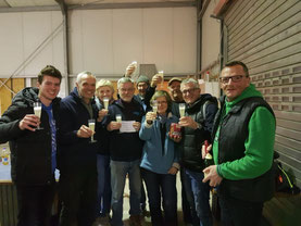 v.l.: Timm,Lutz,Rita,Alexander,Wolfgang,Iris,Rainer,Ralf und Organisator Burkard