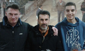 Siegerteam Rolf, Erdal und Lukas