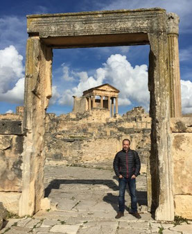 Nuestro cliente en Dougga