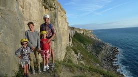 Blacknor South Family climb - Portland