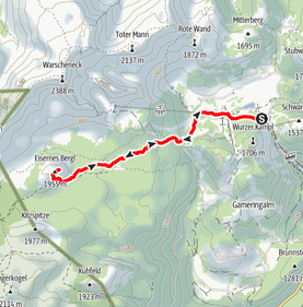 Eisernes Bergl, Wurzeralm, Warscheneck, Aschacherweg, Burgstall, Wandern, Oberösterreich, Totes Gebirge