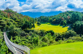 滝の宮カントリークラブ (名物ホール) 石鎚コース 4番 PAR4