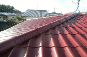 屋根　塗装後