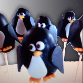 Pinguin Cakepops