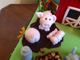 Schweine Familie