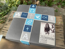 Christl. Symbole, grau