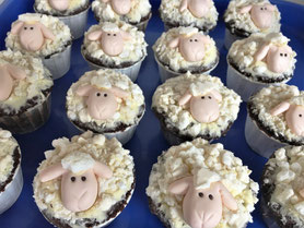 Schäfchen Cupcakes