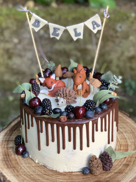 Eichhörnchen, Fuchs und Igel
