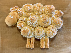Flachswickel Schaf