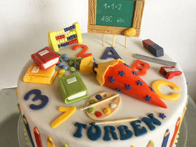 bunte Schulutensilien