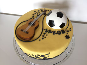 Fußball und Gitarre 