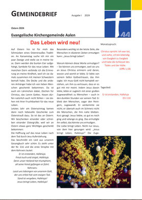 Gemeindebrief Aalen 2024-03 (Palmsonntag)
