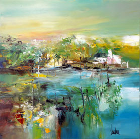 "Jardin de mer" - 60x60