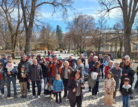 Viele Besucher erwarteten uns