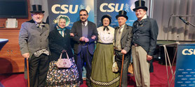 Gruppenaufnahme in der Spielbank