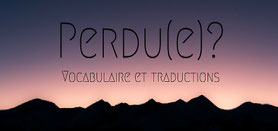 Nouveau bonus Vocabulaire et traductions