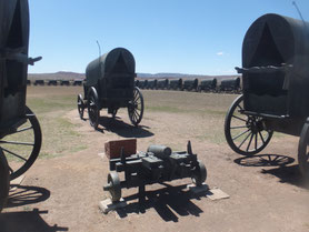 Koetsen-kanon-slagveld-Kwazulu-Natal-kraal-cirkel-monument-gedenkteken-Zuid-Afrika-Boeren
