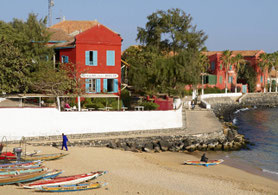 Goree-eiland-Dakar-strand-kano-Senegal