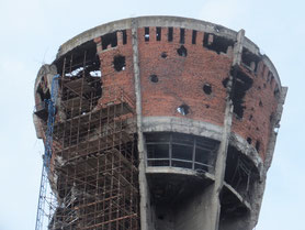 Vukovar-watertoren-kogelgaten-oorlog-Kroatië
